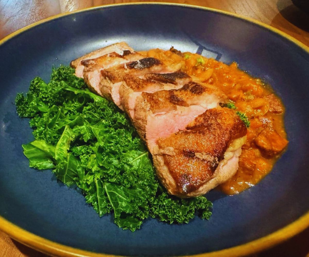 Lady Elaine - Duck Breast with Kale