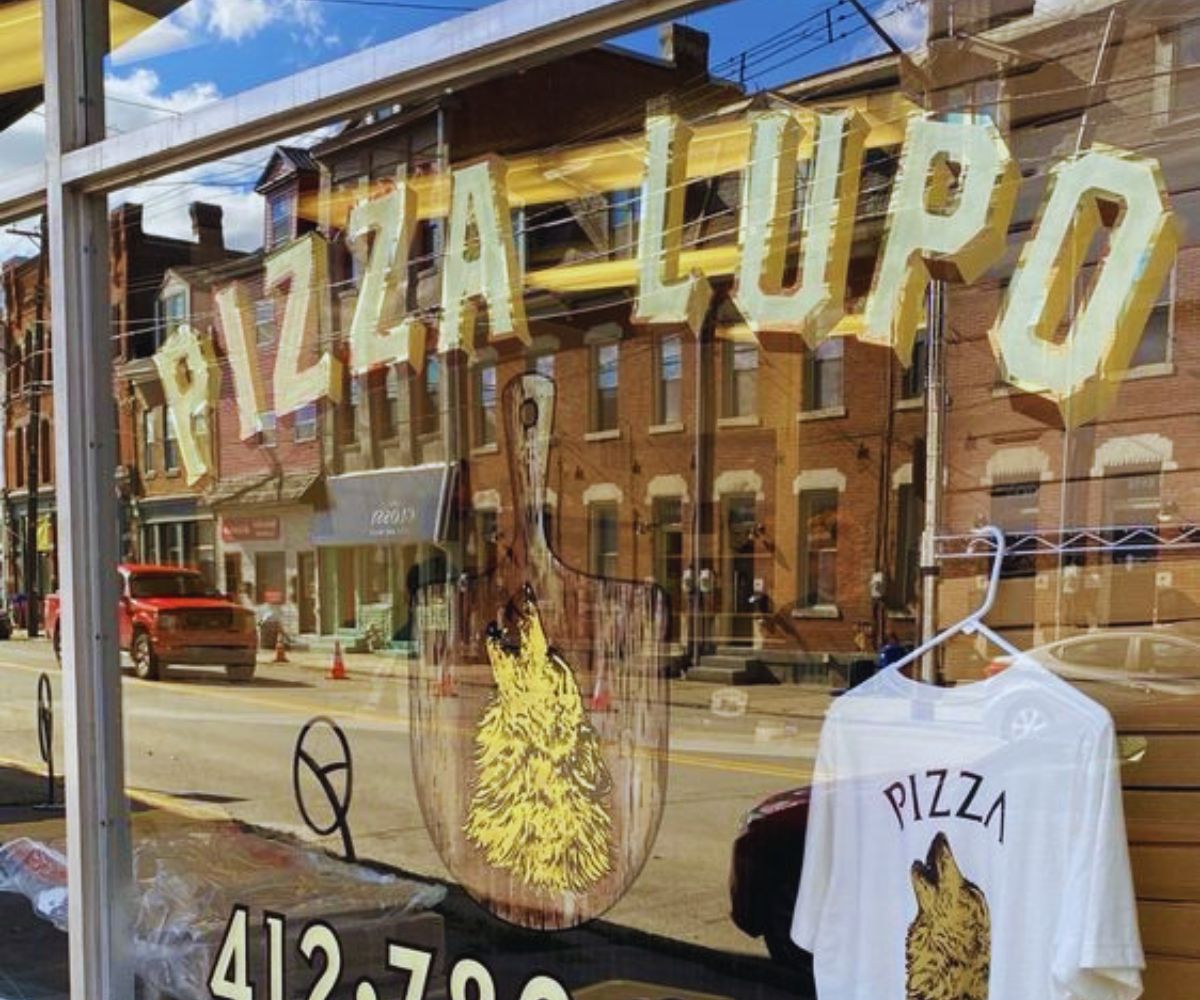 Pizza Lupo - Store Window 