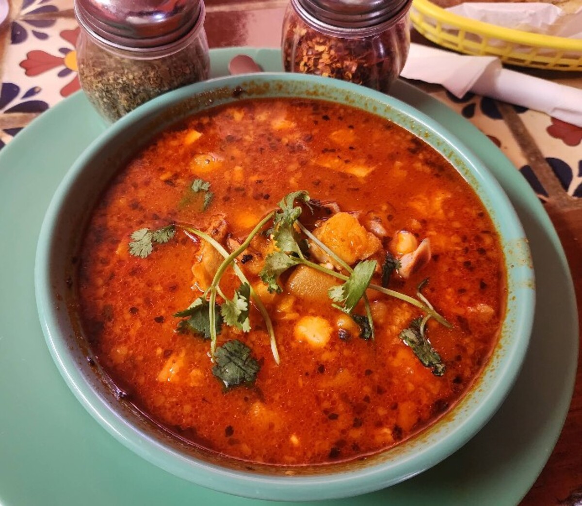 Food at La Nueva Casita Cafe located in Las Cruces NM