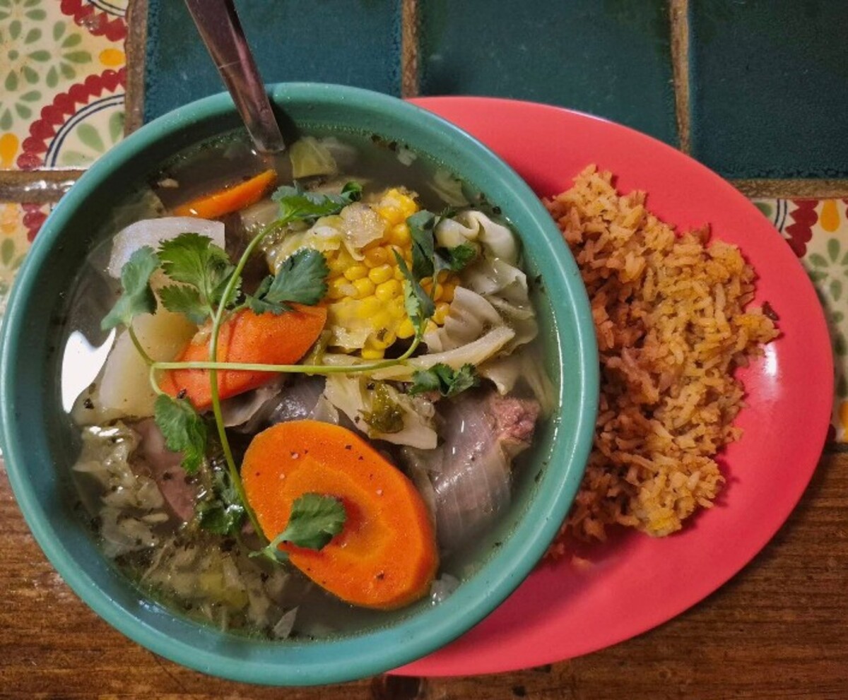 Food at La Nueva Casita Cafe located in Las Cruces NM