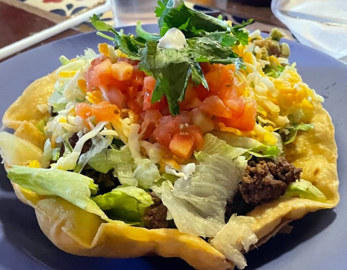 Food at La Nueva Casita Cafe located in Las Cruces NM