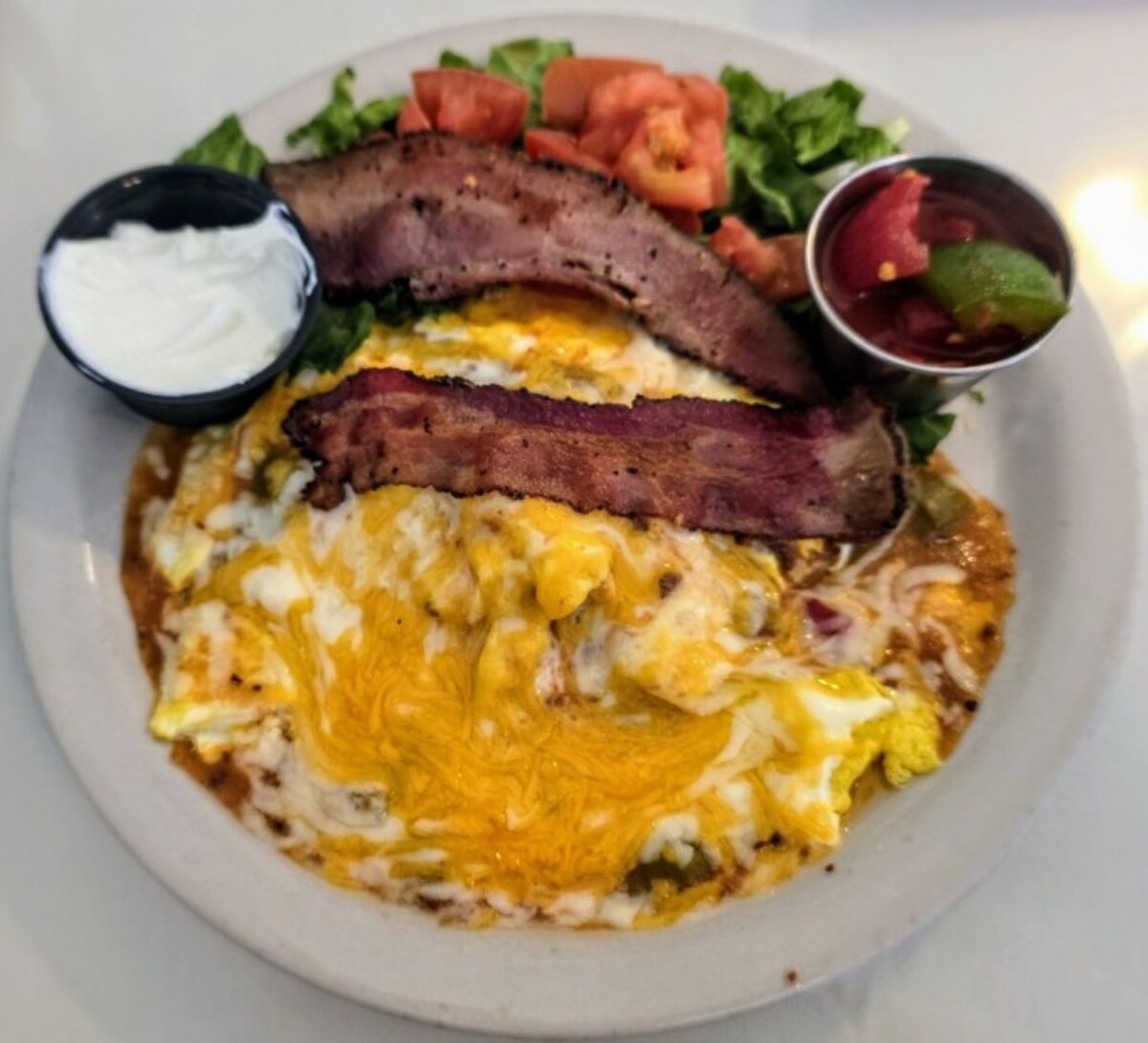 Food at The Bear Paw Cafe located in St. George UT