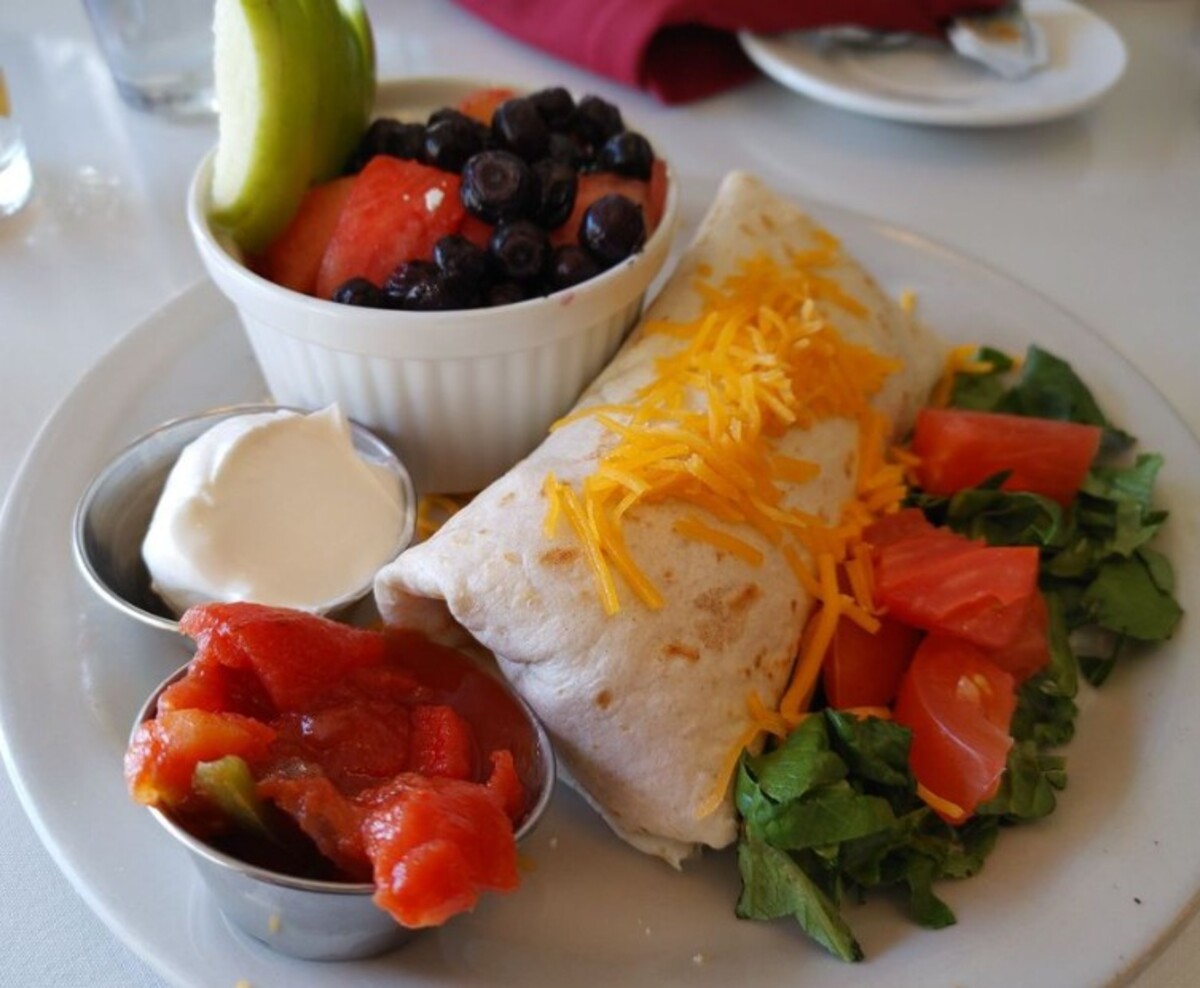 Food at The Bear Paw Cafe located in St. George UT