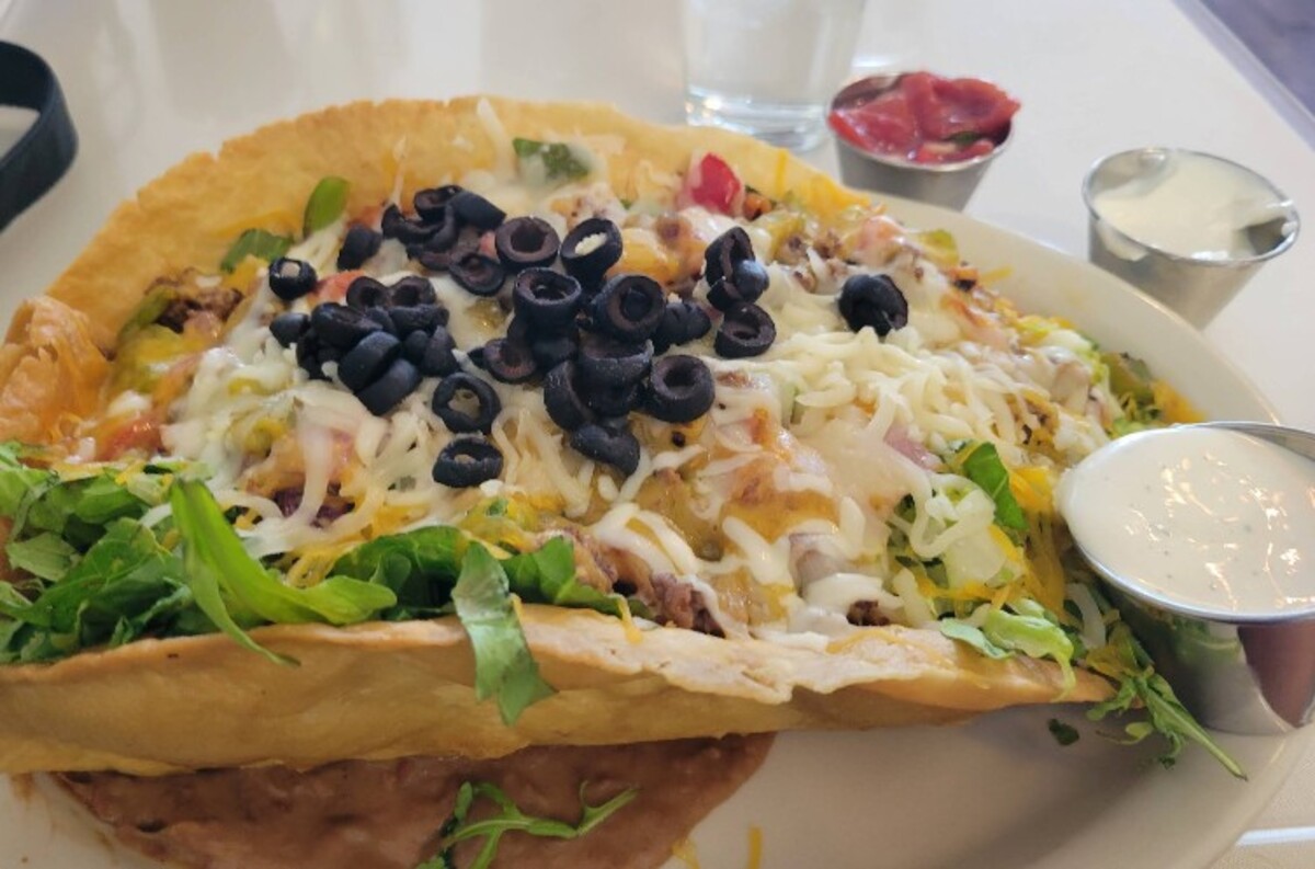 Food at The Bear Paw Cafe located in St. George UT