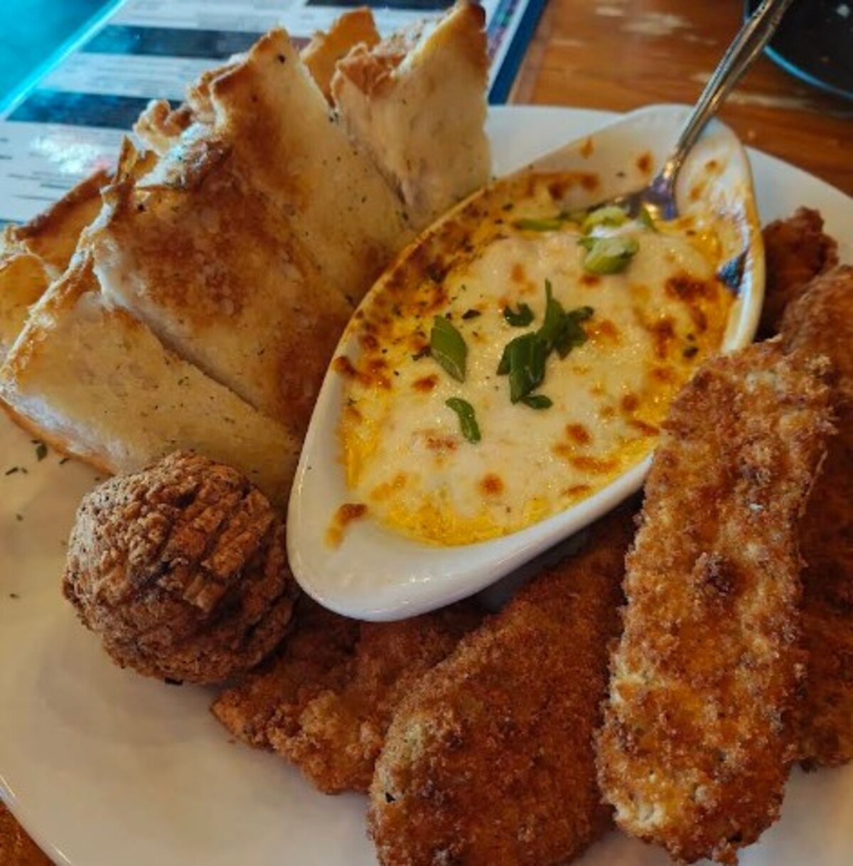 Food at Mouton's Bistro & Bar located in Cedar Park, TX