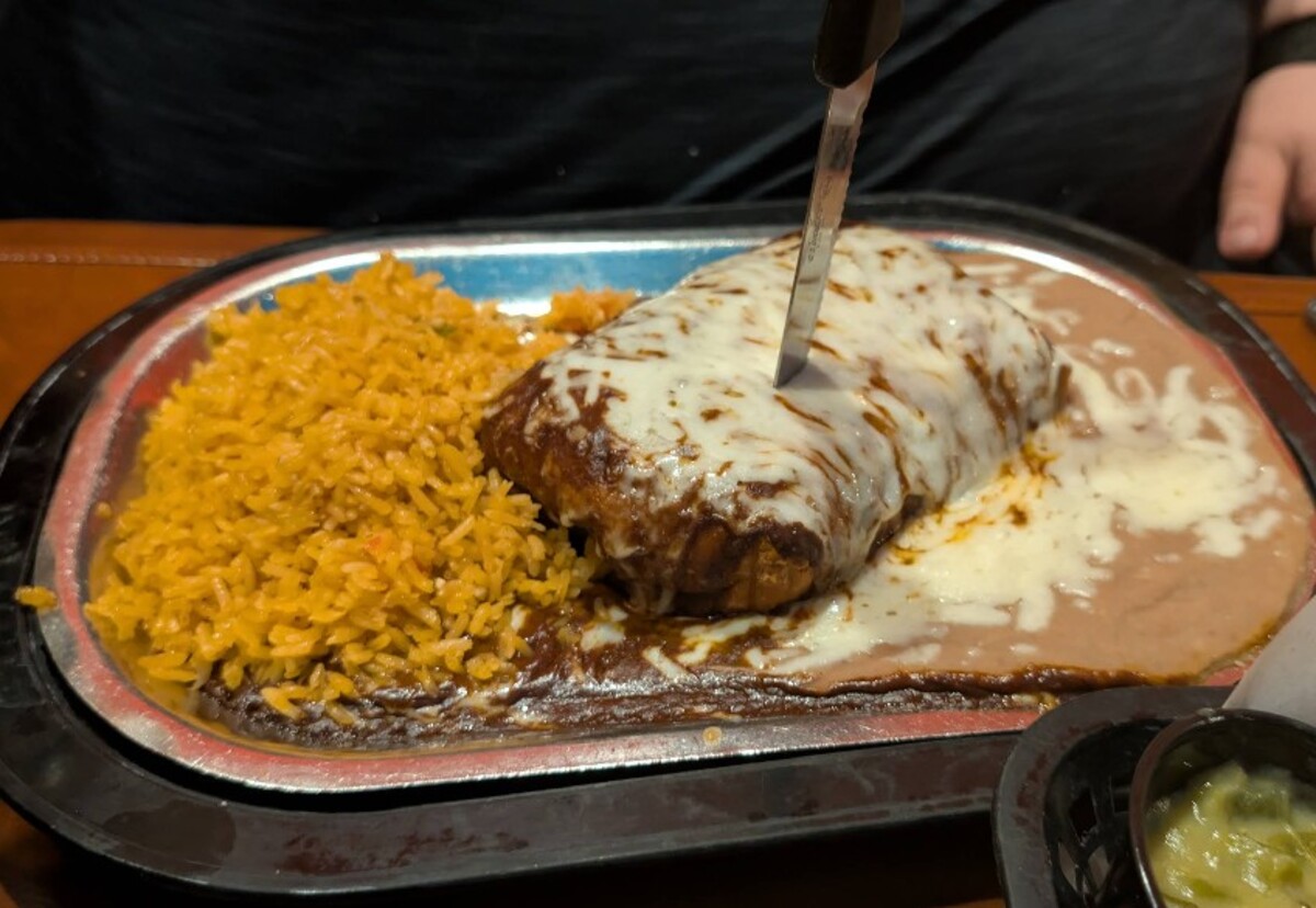 Food at Sí Senor located in Las Cruces, NM