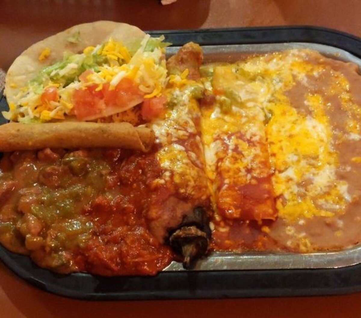 Food at Sí Senor located in Las Cruces, NM