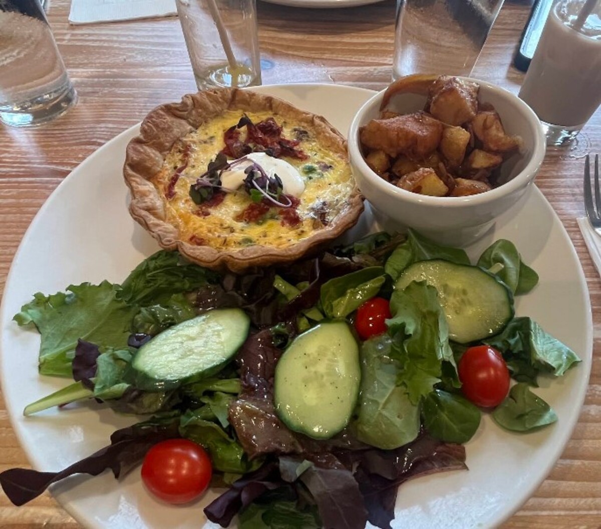 Food at The Blue Door Cafe & Bakery located in Cuyahoga Falls, OH