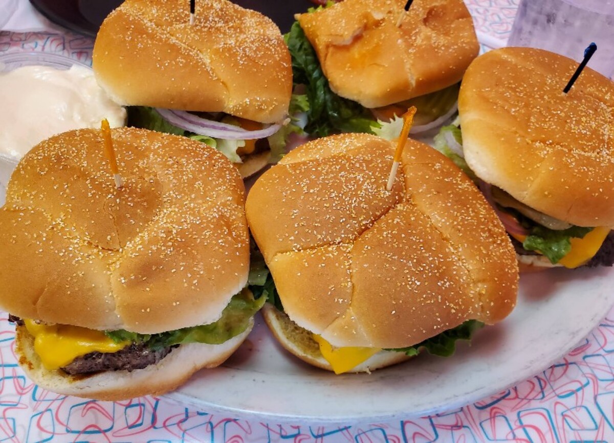 Food at Kroll's Diner located in Fargo, ND