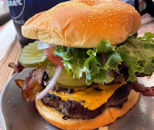 Food at Kroll's Diner located in Fargo, ND