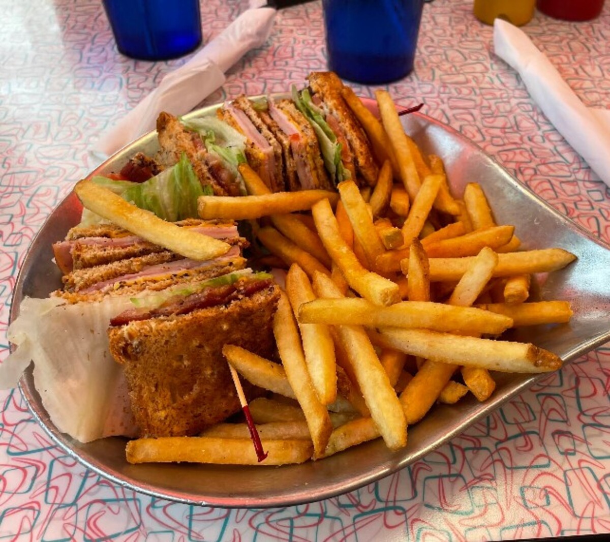 Food at Kroll's Diner located in Fargo, ND