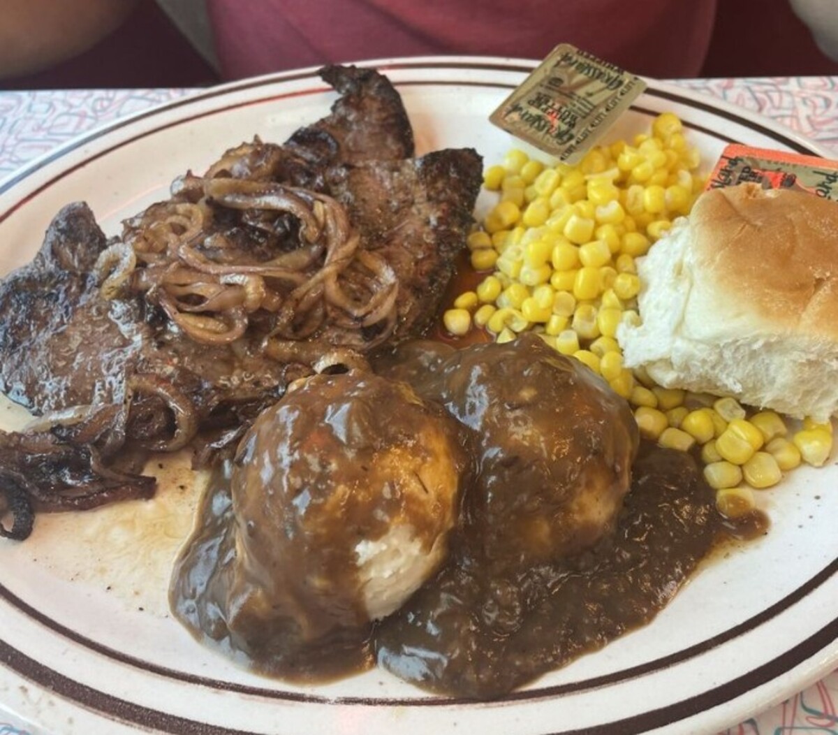 Food at Kroll's Diner located in Fargo, ND
