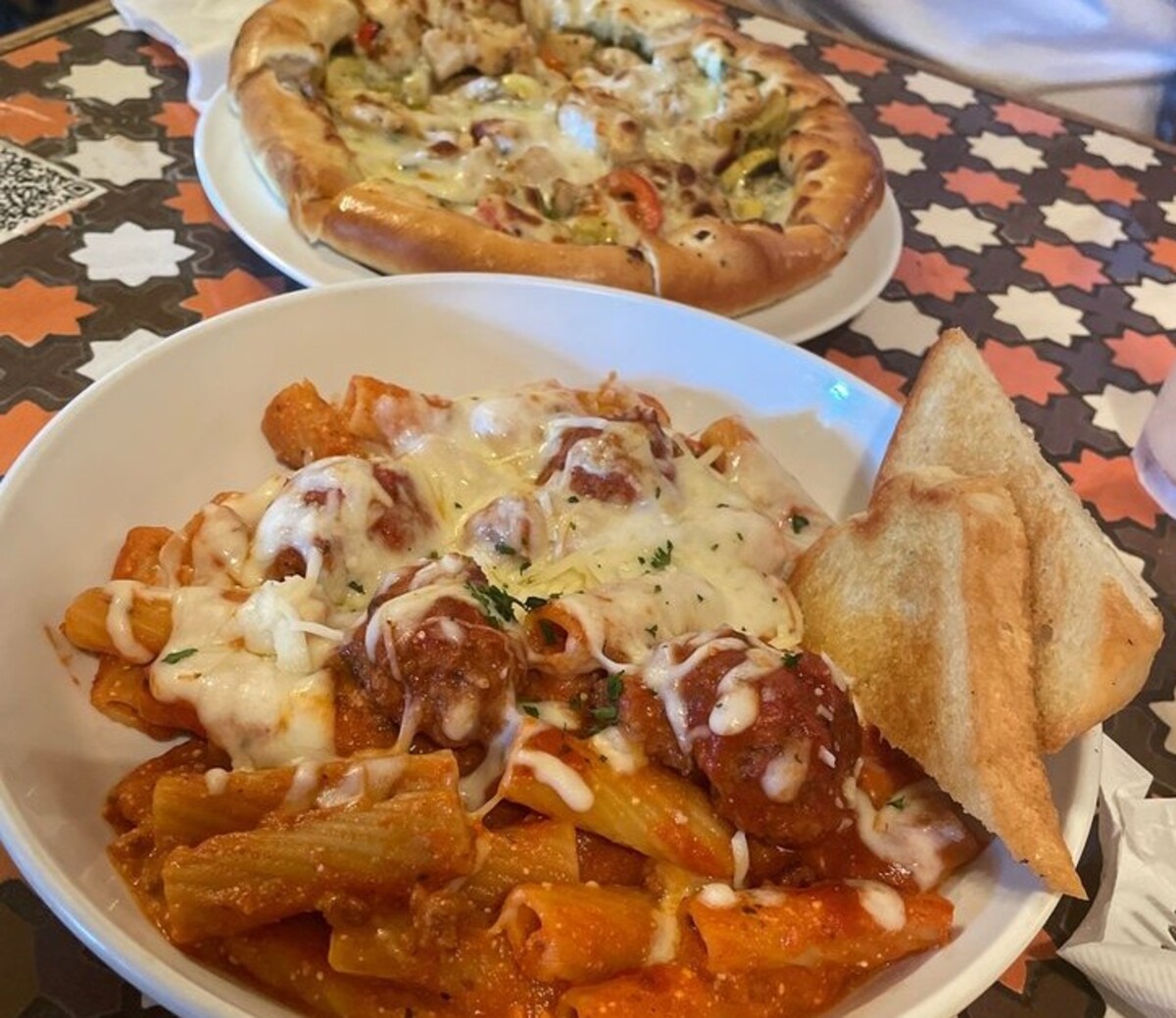 Food at Mama's Pizzeria located in McAllen TX
