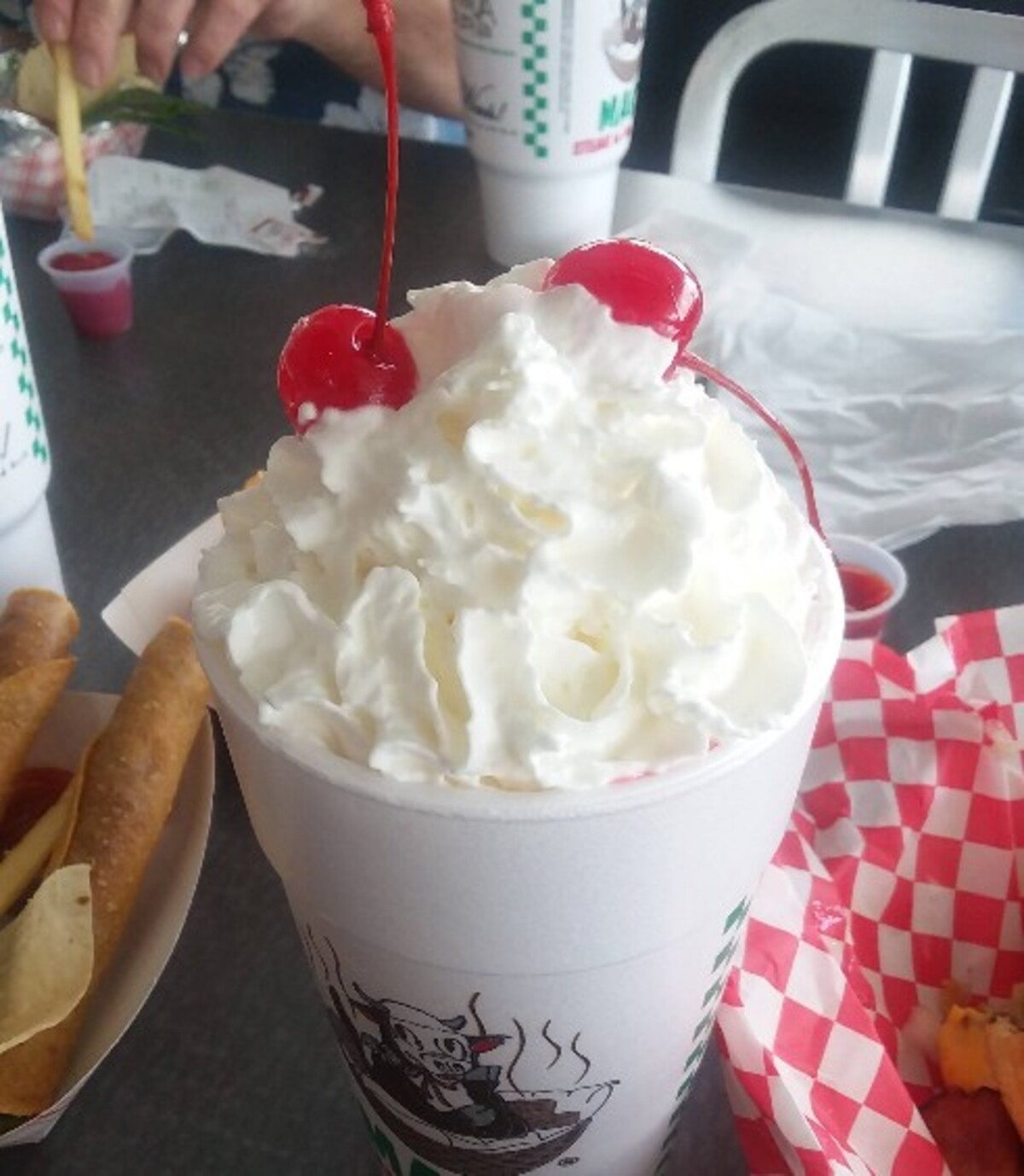 Food at Mac's Steak in the Rough located in Albuquerque NM