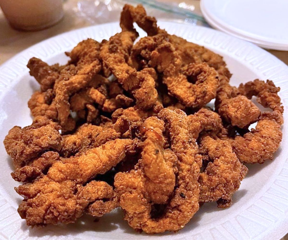 Crispy Pig Tails at KC's Rib Shack in Manchester, New Hampshire