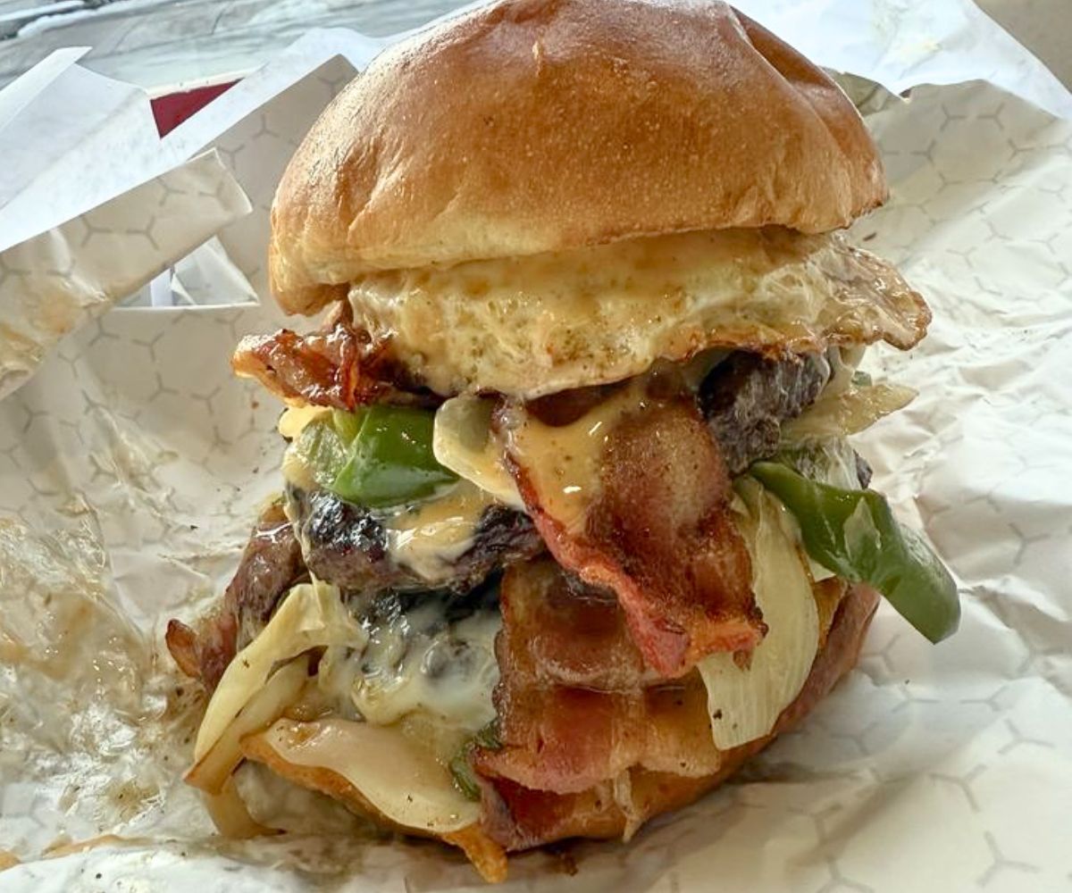 Lee's Burger at Lee's Burger Place in Newton Centre, Massachusetts