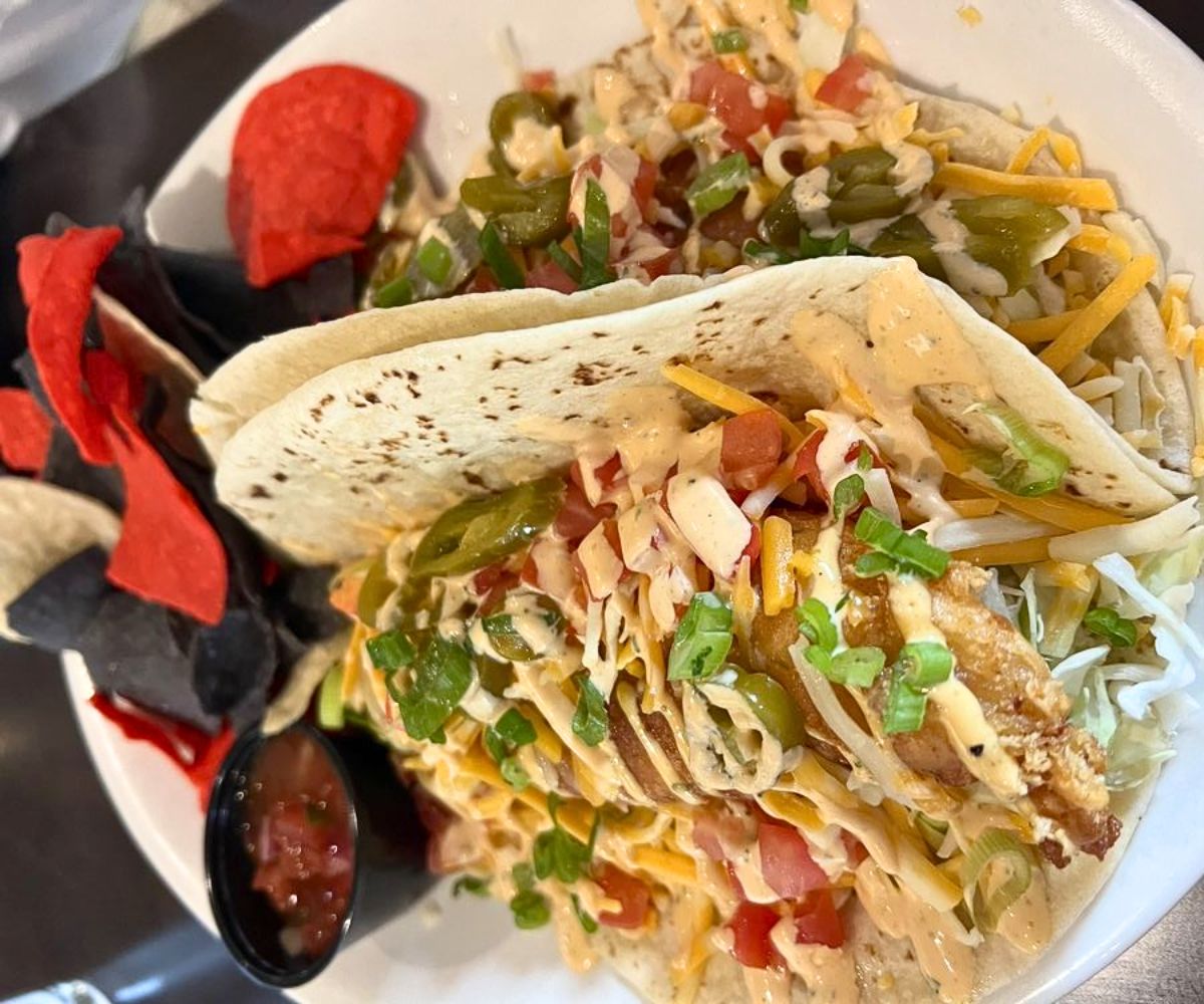 Fish Tacos at Tamarack Brewing Company in Missoula, Montana