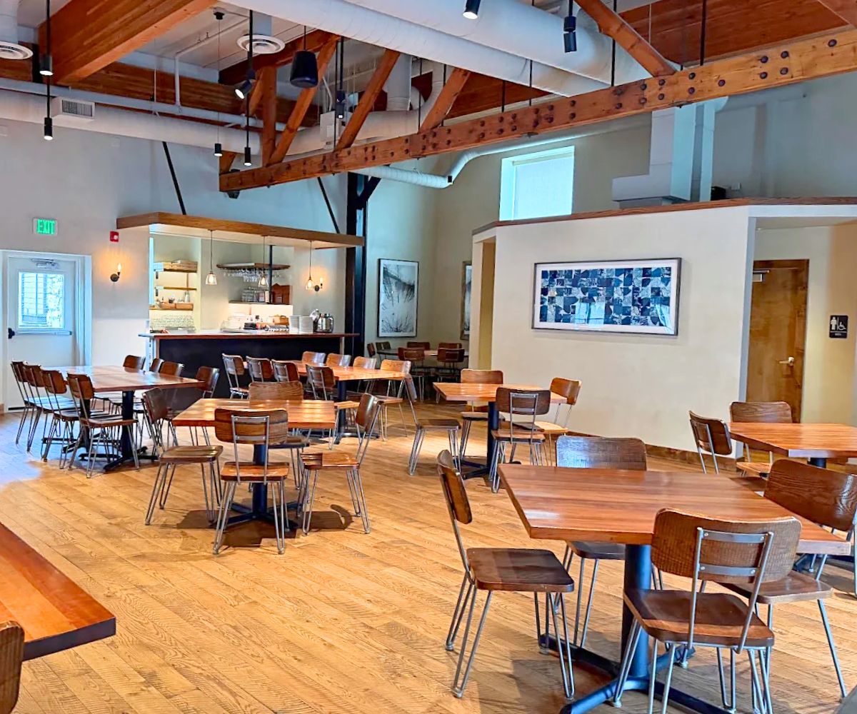 interior of Hand Fire Pizza in Jackson, WY