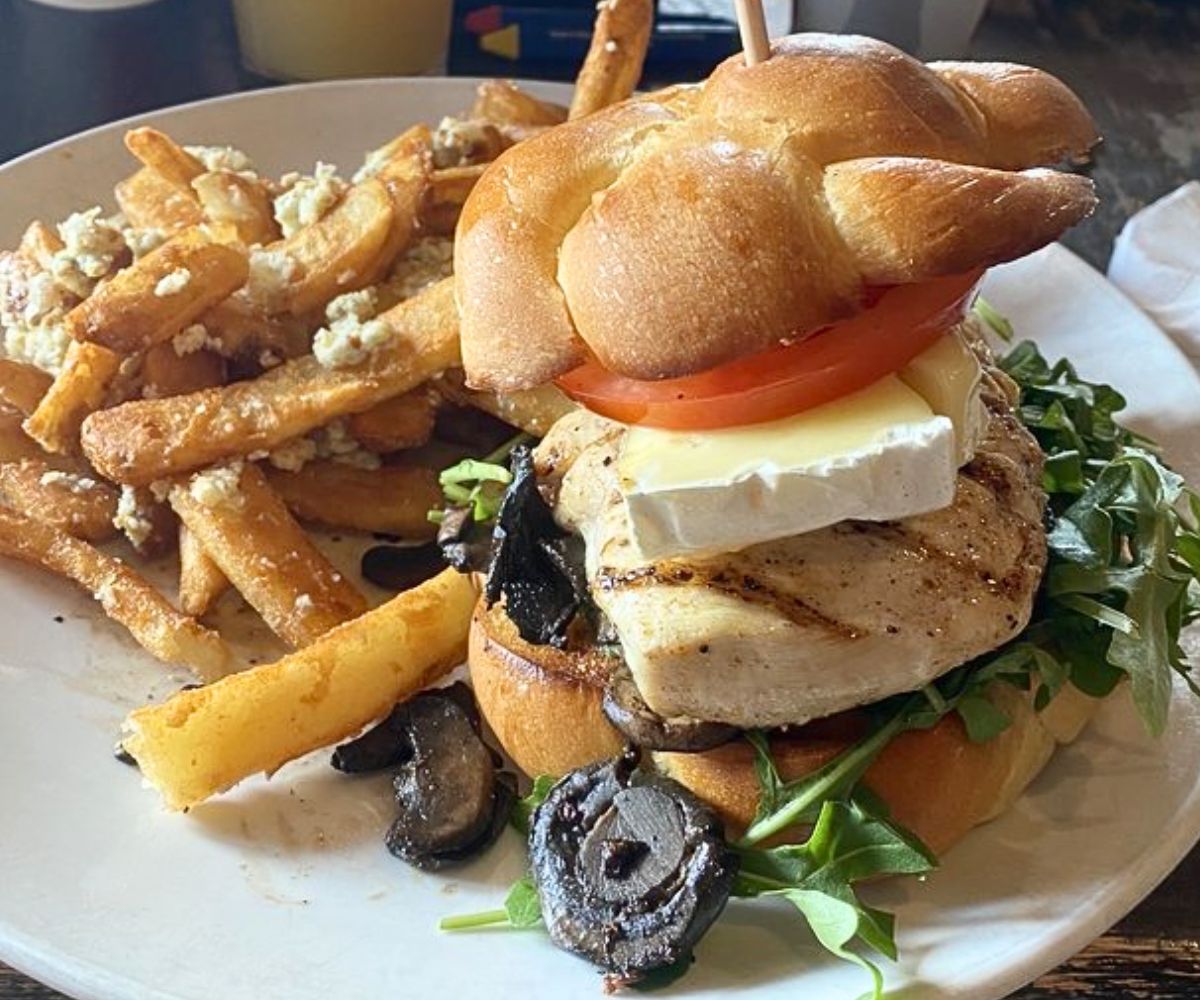 Chicken Brie Sandwich at Tamarack Brewing Company in Missoula, MT