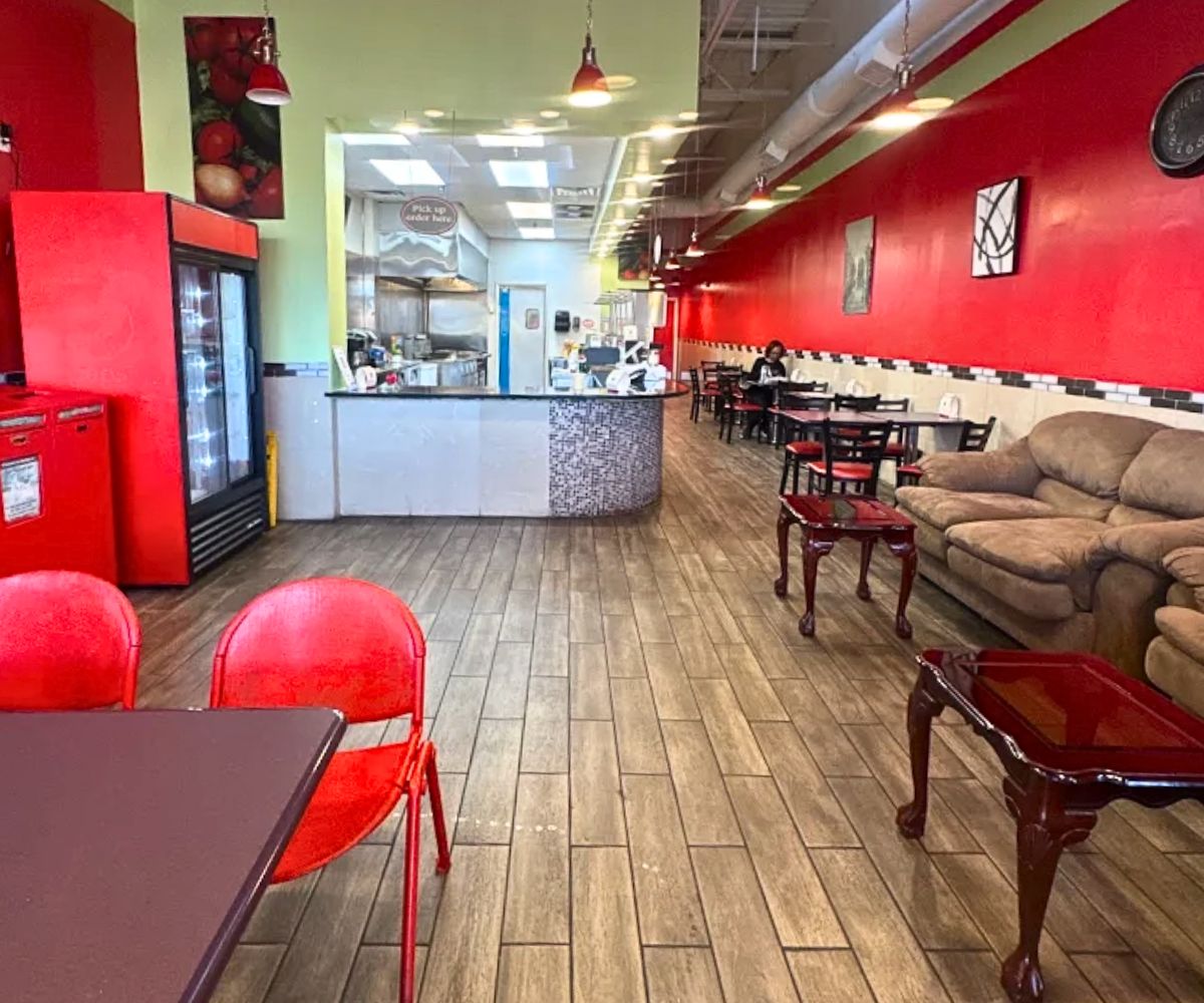interior of Go To Burgers in Bowie, Maryland