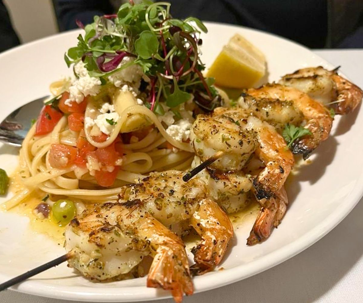 Mediterranean Pasta at Olive Brunch Grill in Centennial, Colorado
