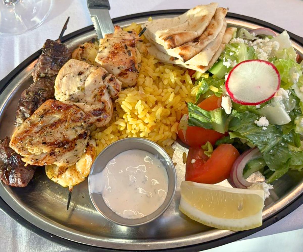 Grilled Souvlaki Mix at Olive Branch Grill in Centennial, CO