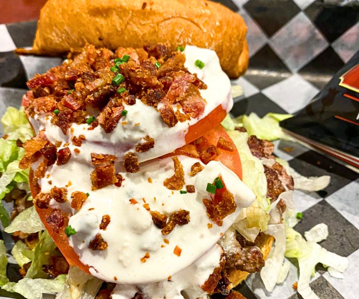 Wedge Burger at Burger Dive in Saint Paul, MN