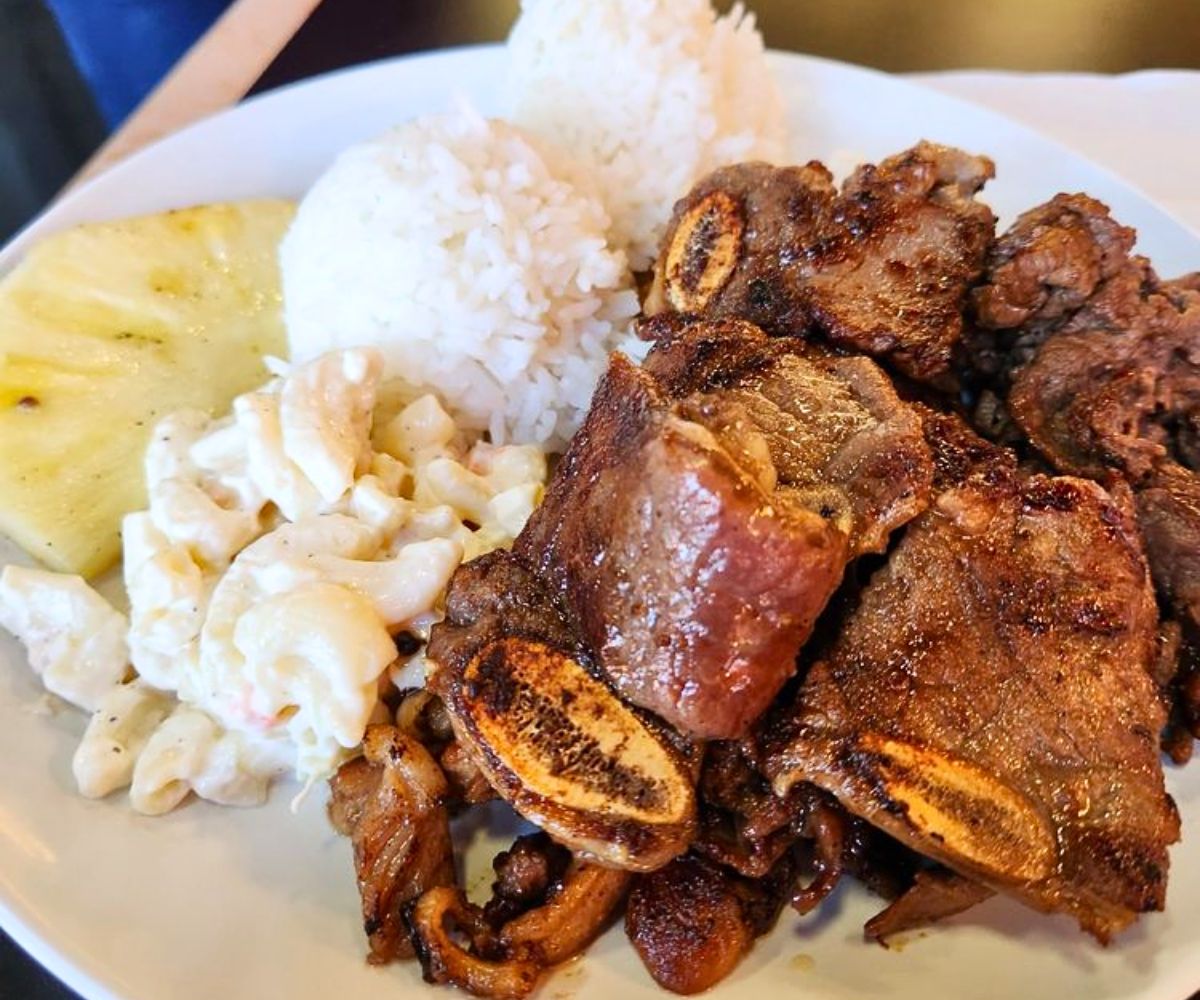 Hawaiian Short ribs at Alohana Hawaiian Grill in Ankeny, Iowa