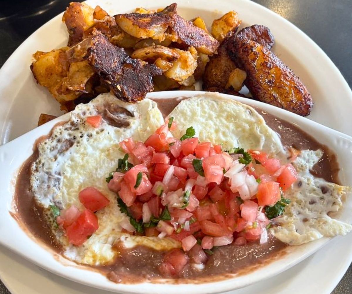 Huevos Rancheros at Francesca's in Pawtucket, Rhode Island