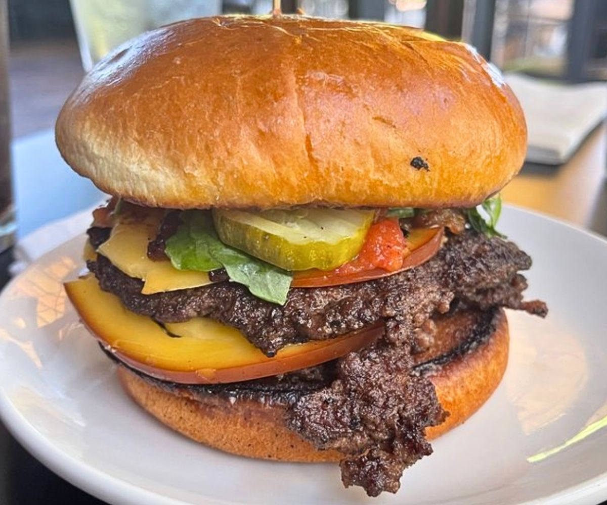 Firefly Smash Burger at Firefly Grill STL in Chesterfield, Missouri