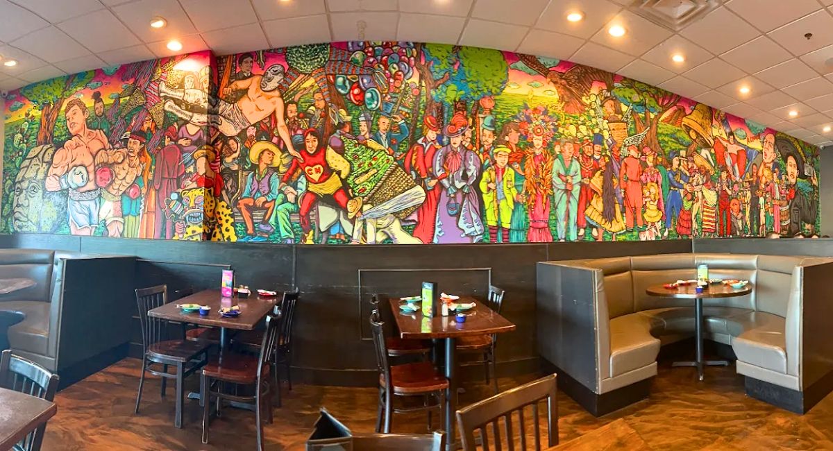 interior of Hidalgo's in Moore, Oklahoma