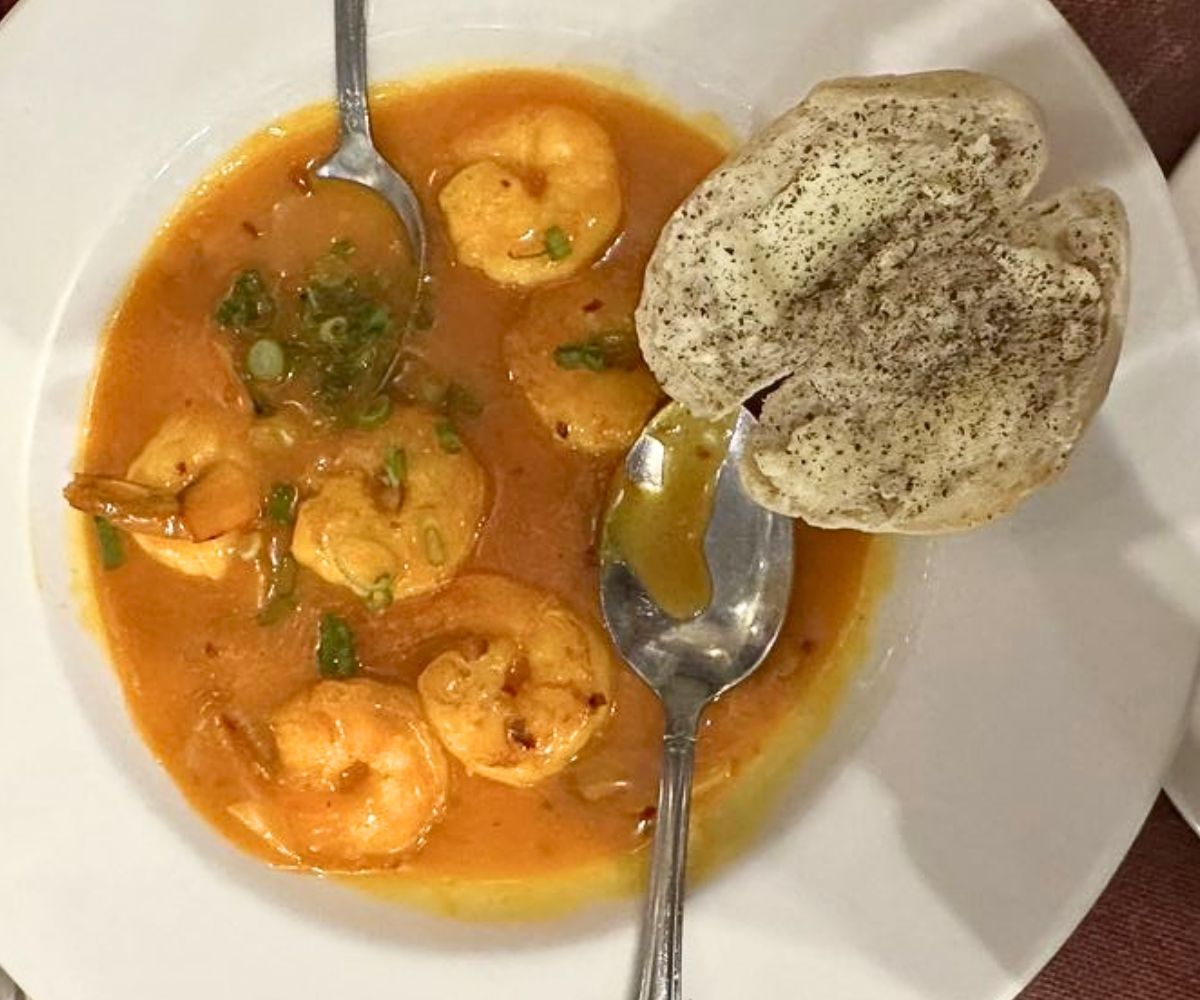Shrimp Mozambique at Fernando's Dockside Grille in Port St. Lucie, FL