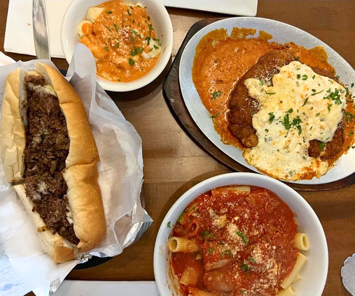 dishes at Scalessa's in Wilmington, Delaware