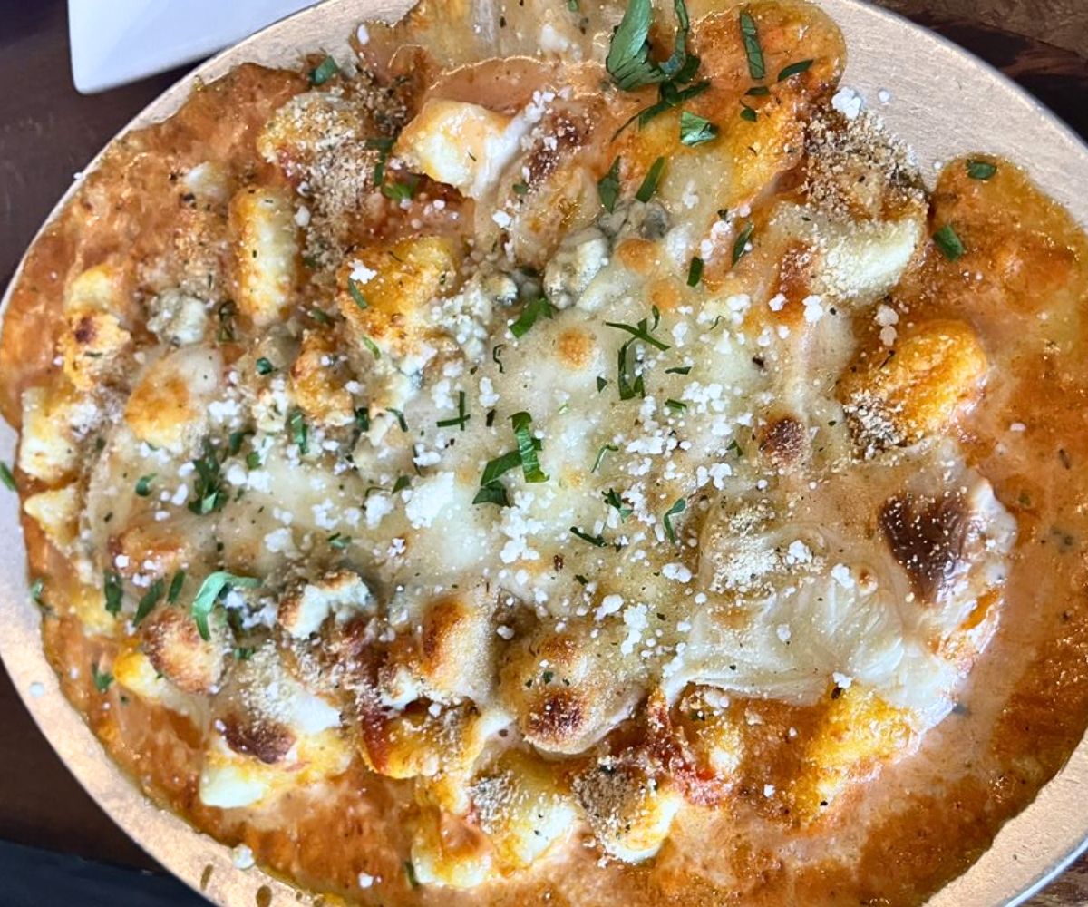 Baked Gnocchi with Four Cheeses at Scalessa's in Wilmington, Delaware