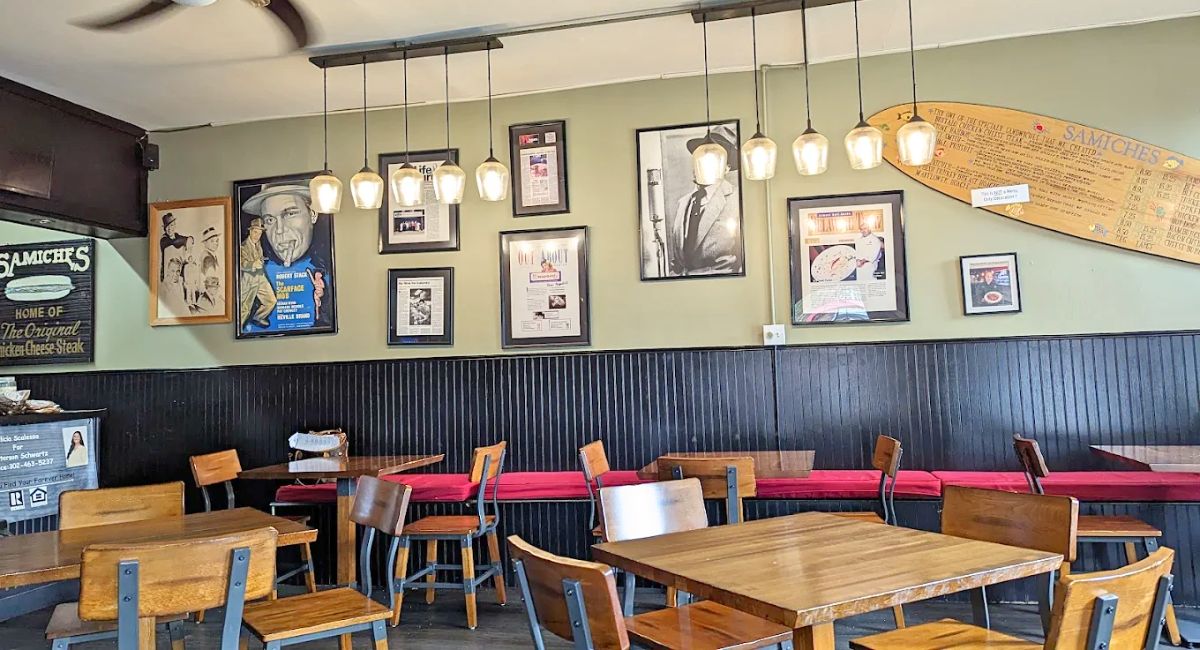 interior of Scalessa's in Wilmington, Delaware