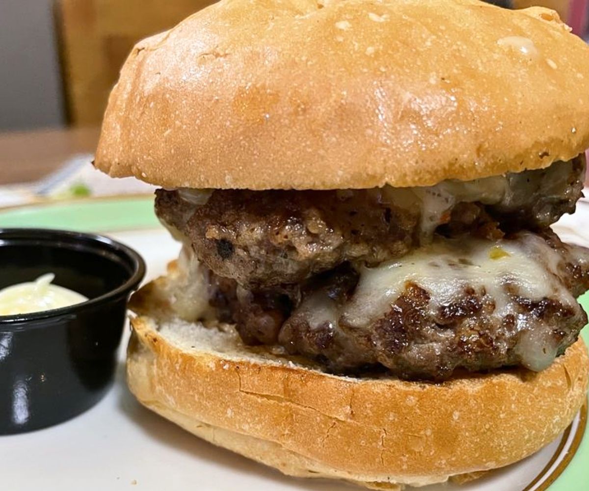 Bacon Jam Burger at he Lady May in Ocean Springs, Mississippi