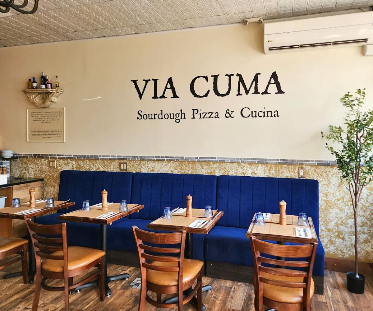 interior of Via Cuma in Valley Stream, New York