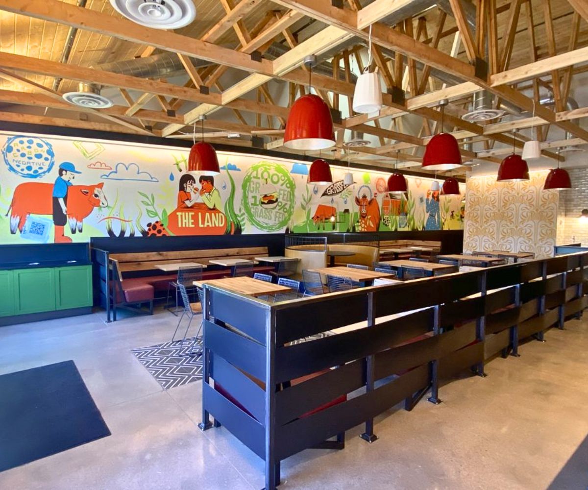 interior of Wild Pastures Burger in Boulder, CO