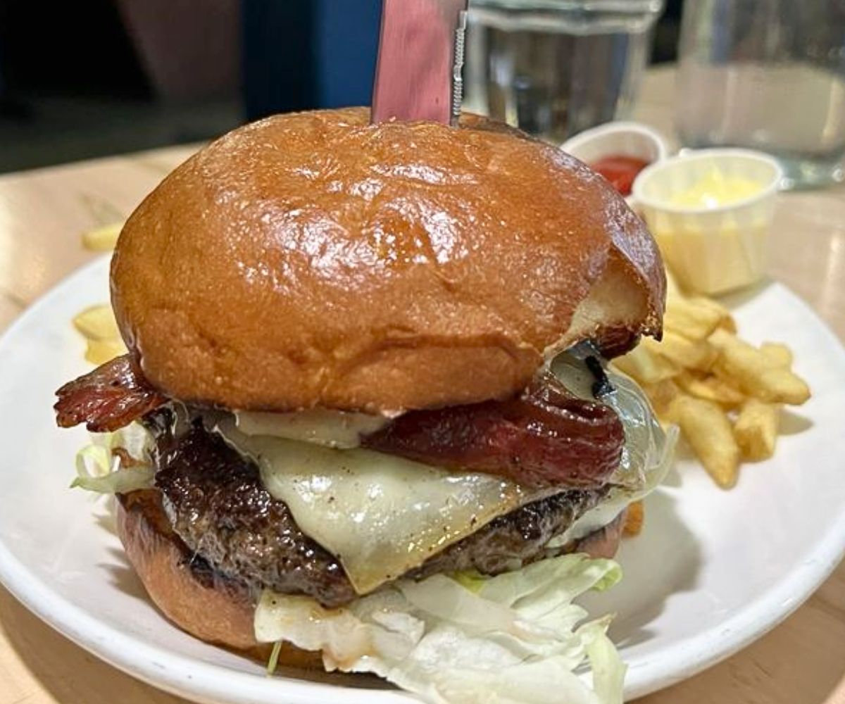 Fancy Burger at Butterjoint in Pittsburgh, Pennsylvania