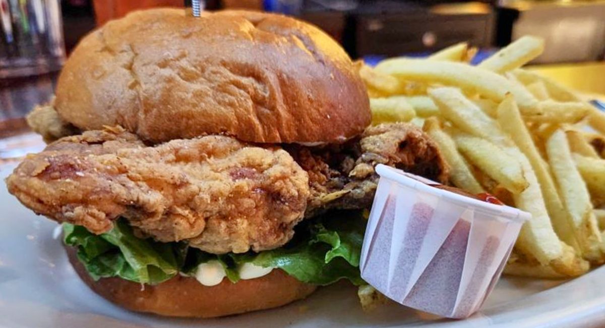 Fancy Crispy Chicken Sandwich at Butterjoint in Pittsburgh, Pennsylvania