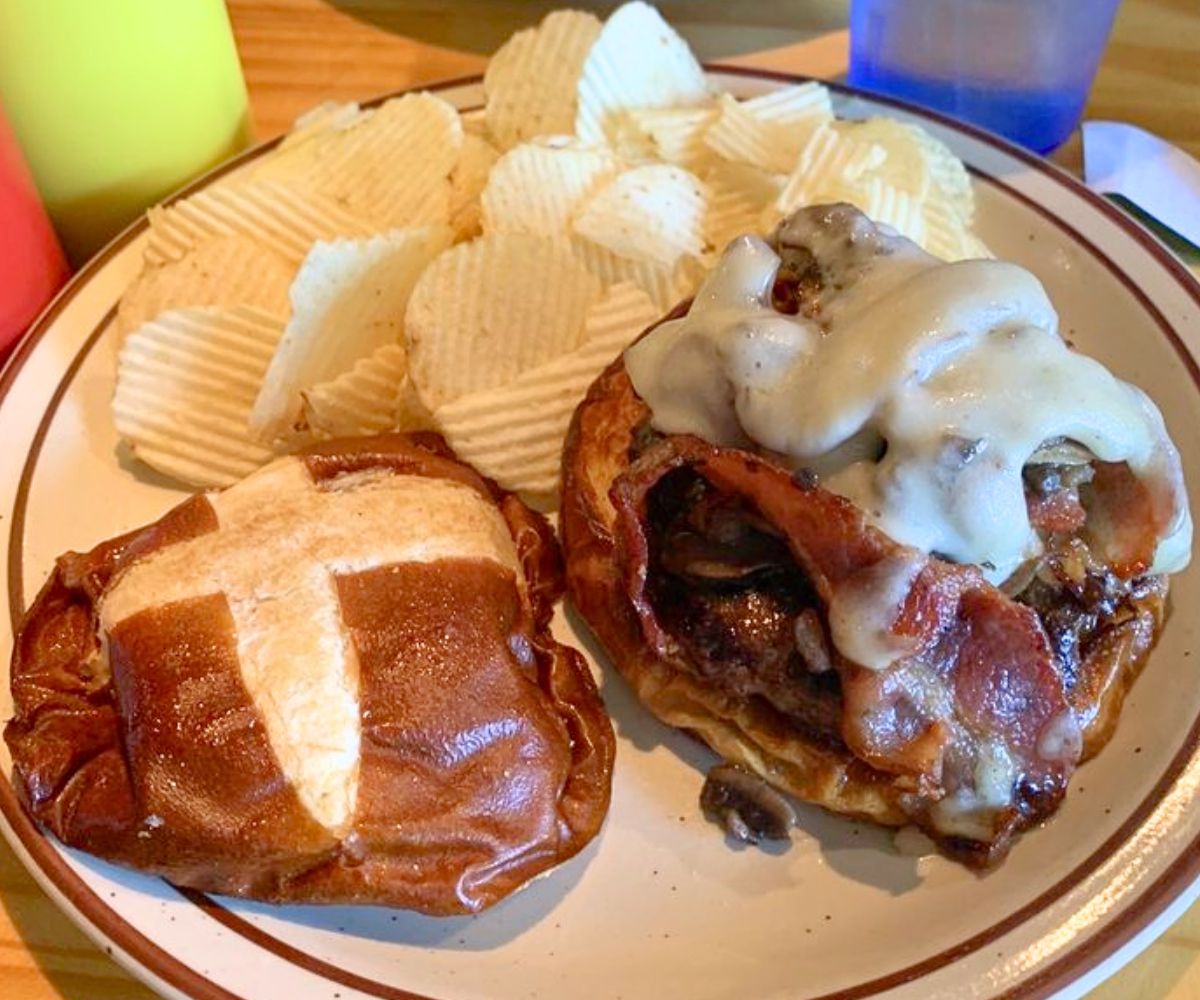 Dale's Mustang Burger at Foodie Garage Eatery in Dubuque, Iowa