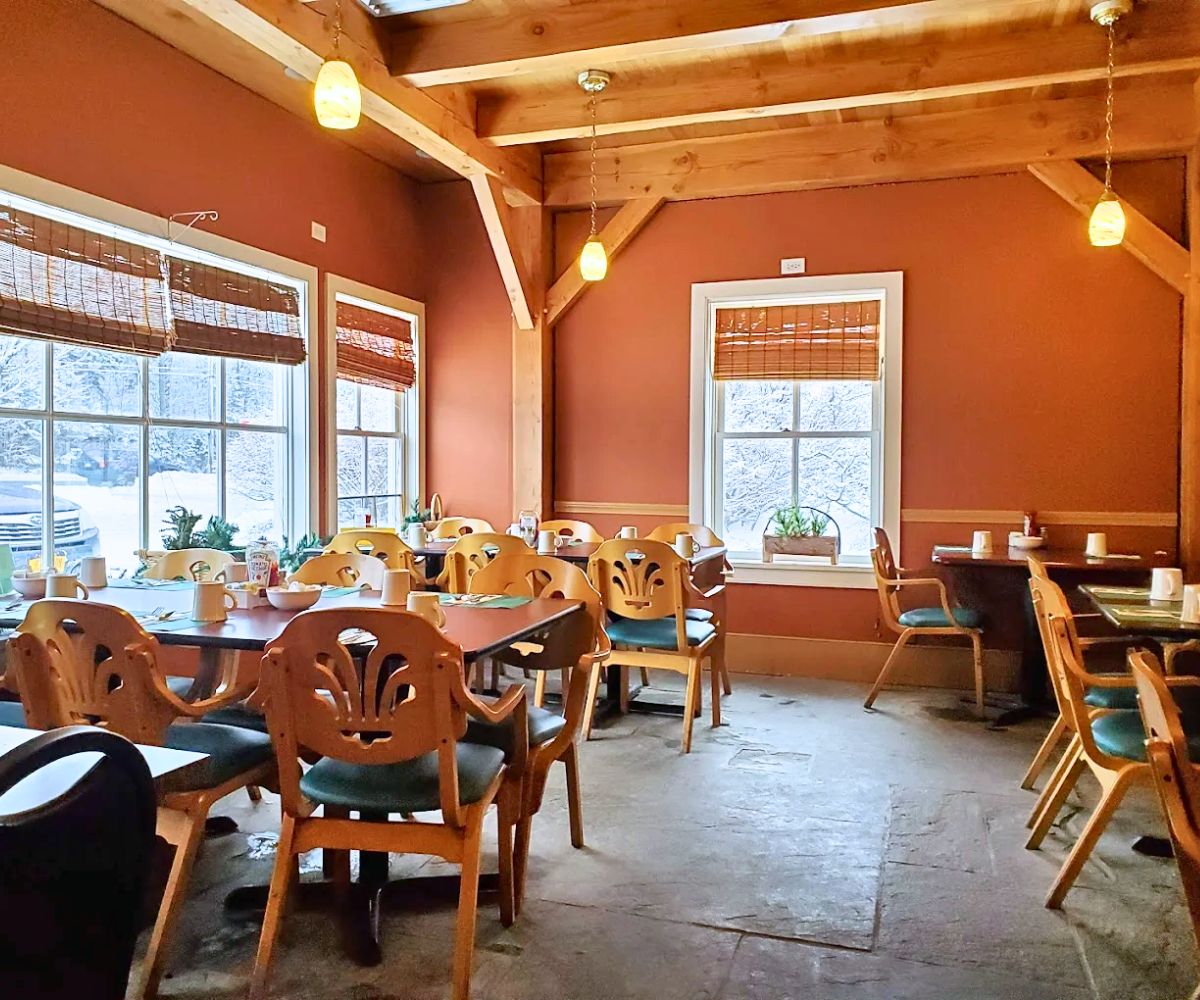 interior of Back Country Cafe in Killington, VT