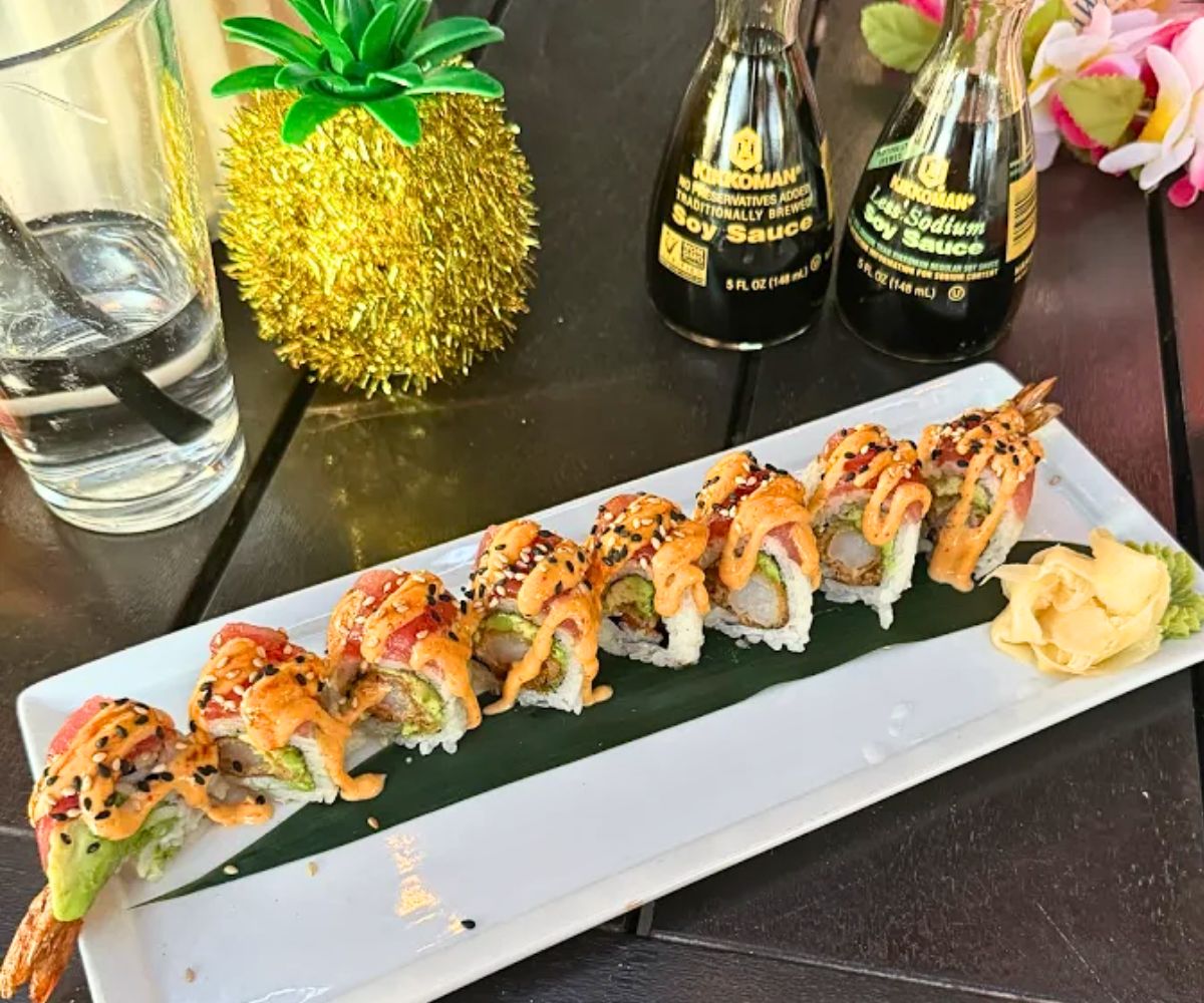 sushi at Cliff Dining Pub in Draper, Utah