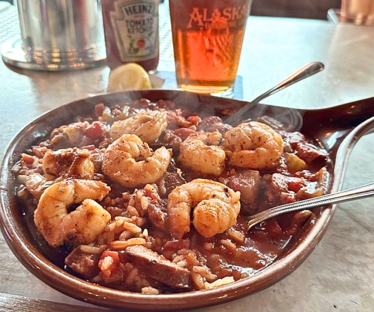 Jambalaya at The Hangar On The Wharf in Juneau, Alaska