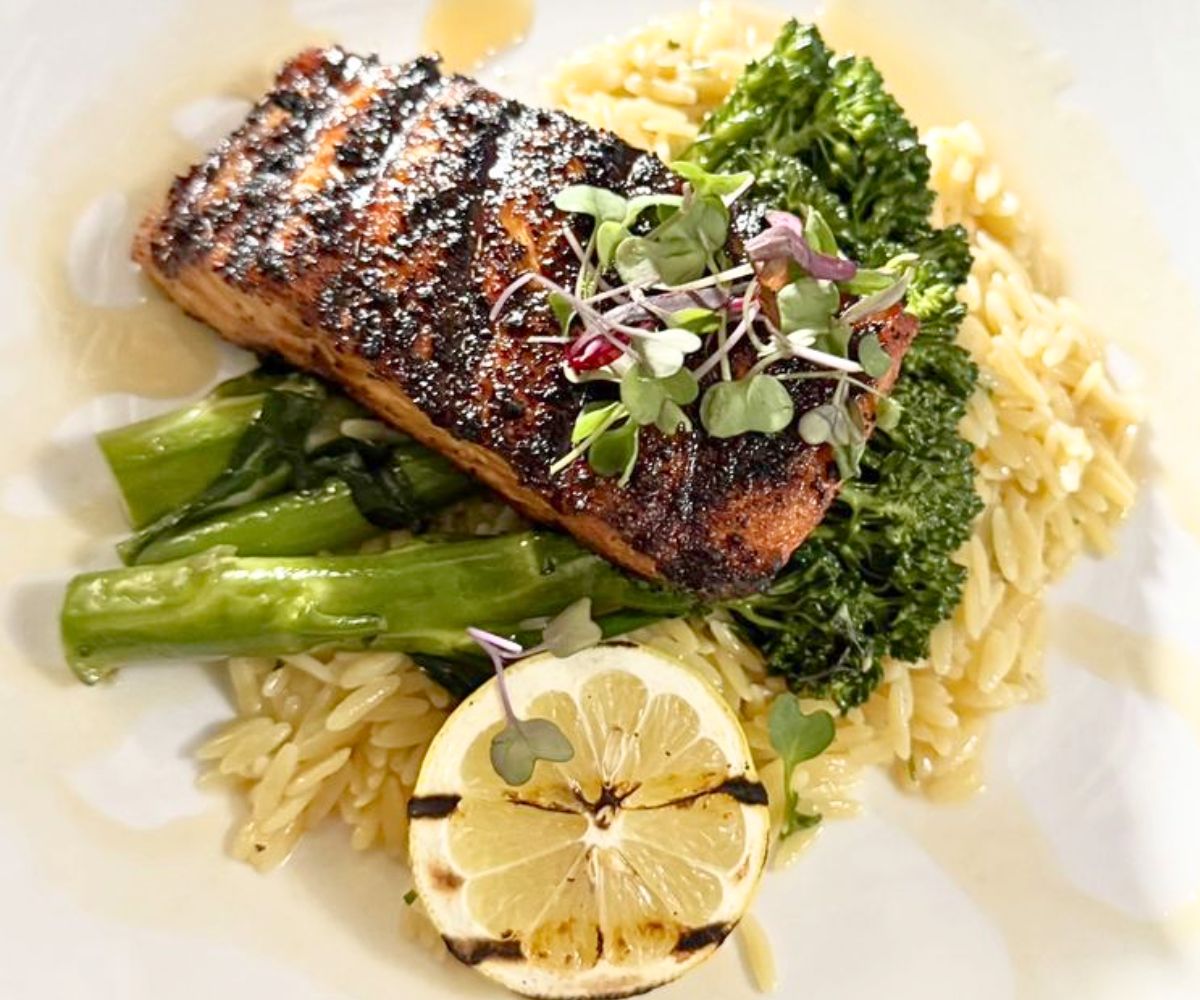 Citrus Glazed Salmon at Nectar of the Tupelo in Euclid, OH