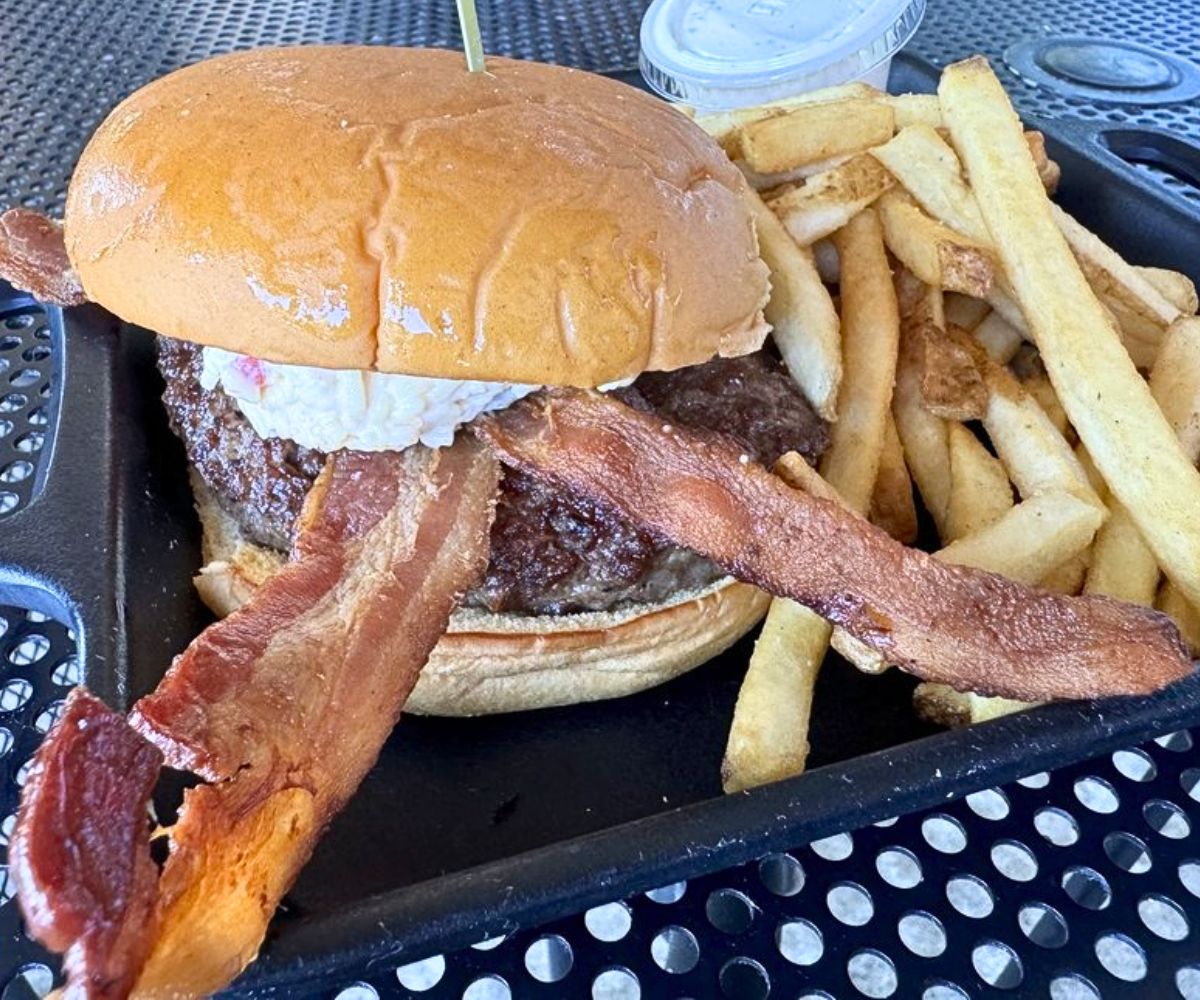 Pimento Cheese Burger at Front Porch in Hoover, Alabama