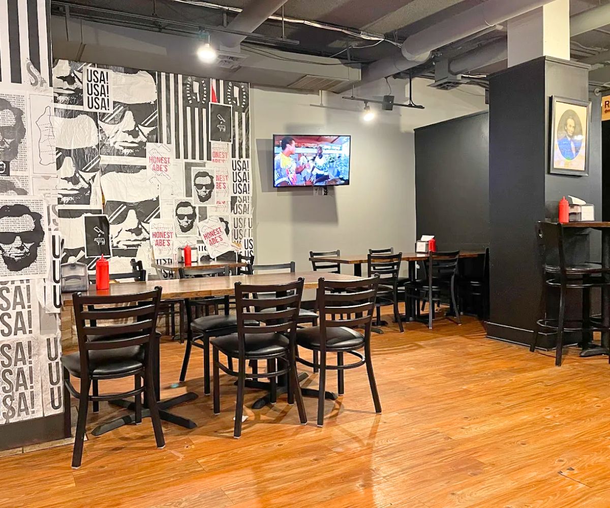interior of Honest Abe's in Lincoln, Nebraska