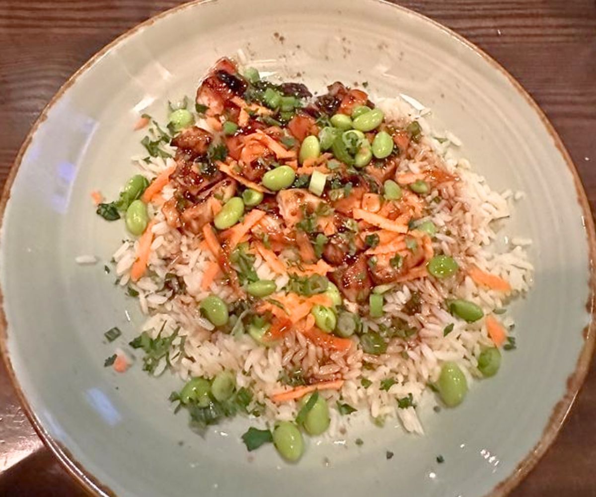 Korean Chicen Bowl at Front Porch in Hoover, AL