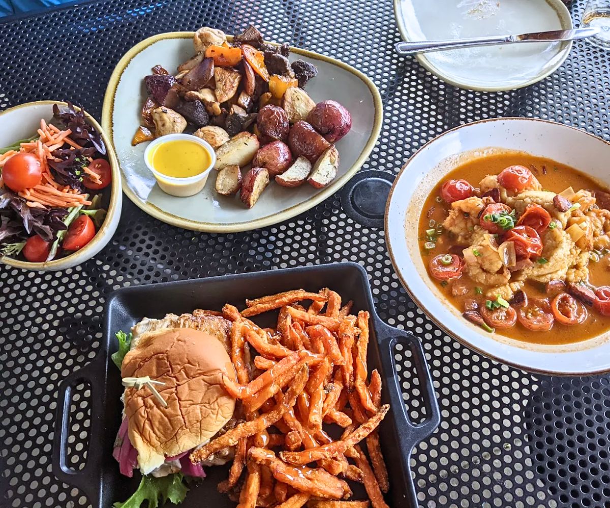 dishes at Front Porch in Hoover, Alabama