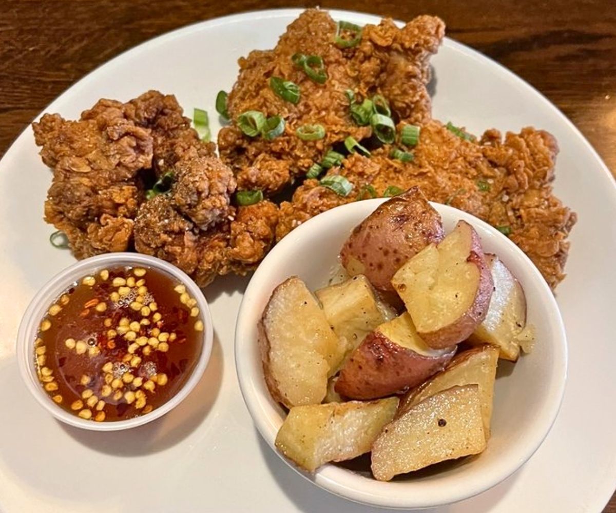 Buttermilk Fried Chicken at Friends Grille and Bar in Valdosta, Georgia